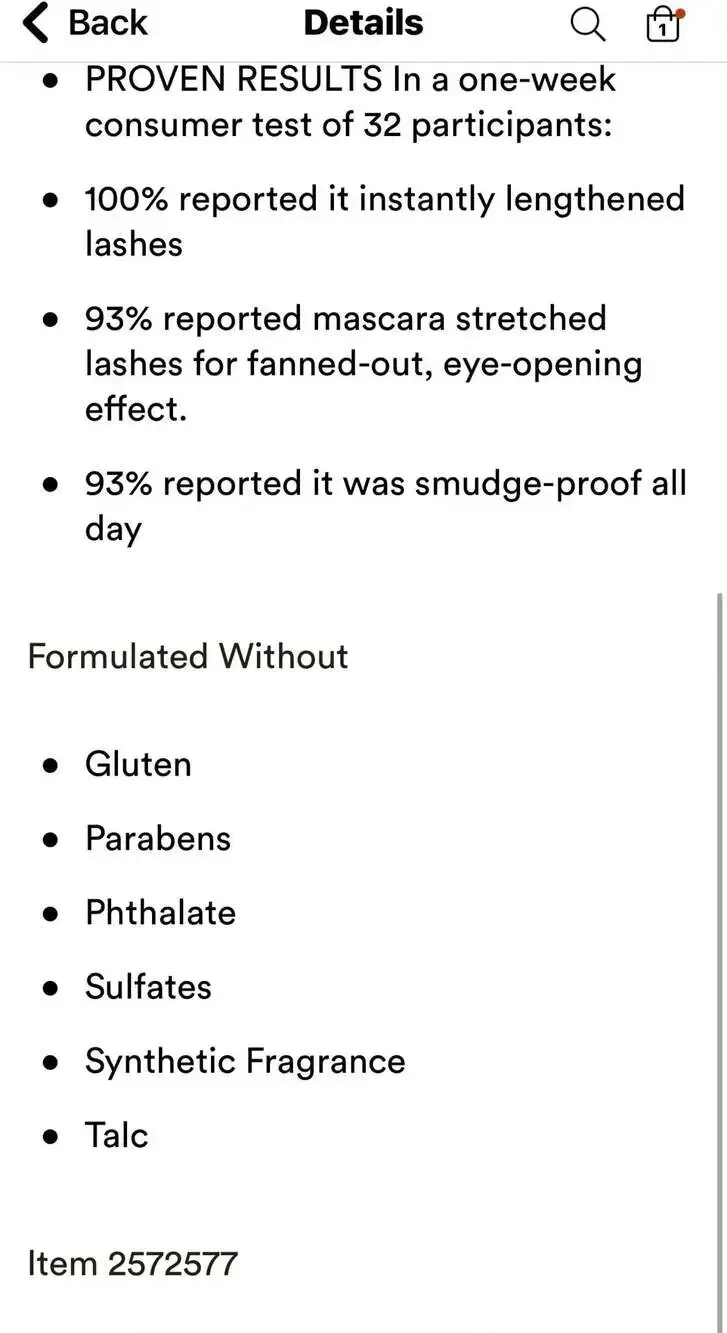 Hourglass Unlocked Instant Extensions Defining& Lengthening Tubing Mascara